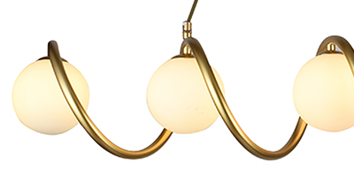 lustre pendente taschibra vigna dourado 5xg9 bivolt m1