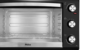 forno eletrico philco dupla resistencia 44 litros preto m1