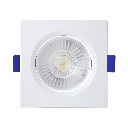 spot de led embutir slim mr16 quadrado 6w bivolt blumenau