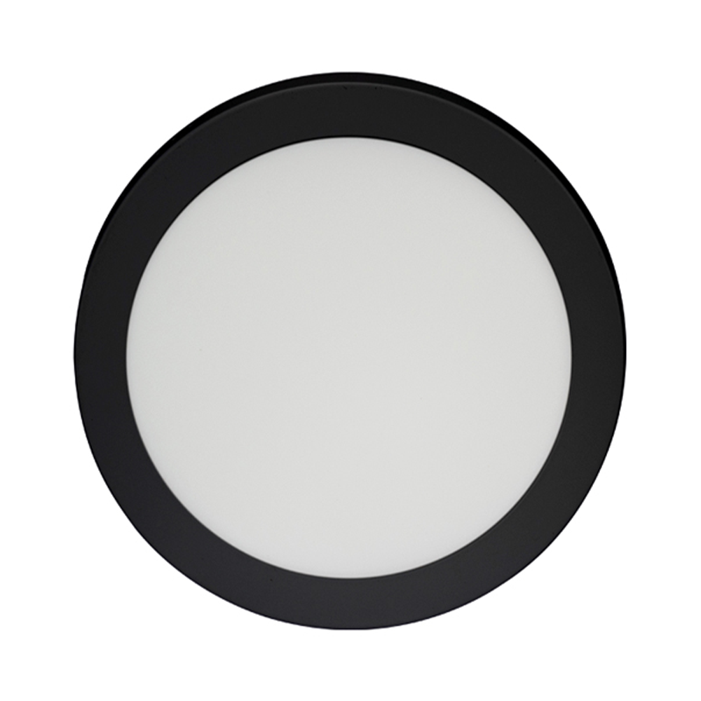 painel de led blumenau redondo sobrepor bivolt preto 1