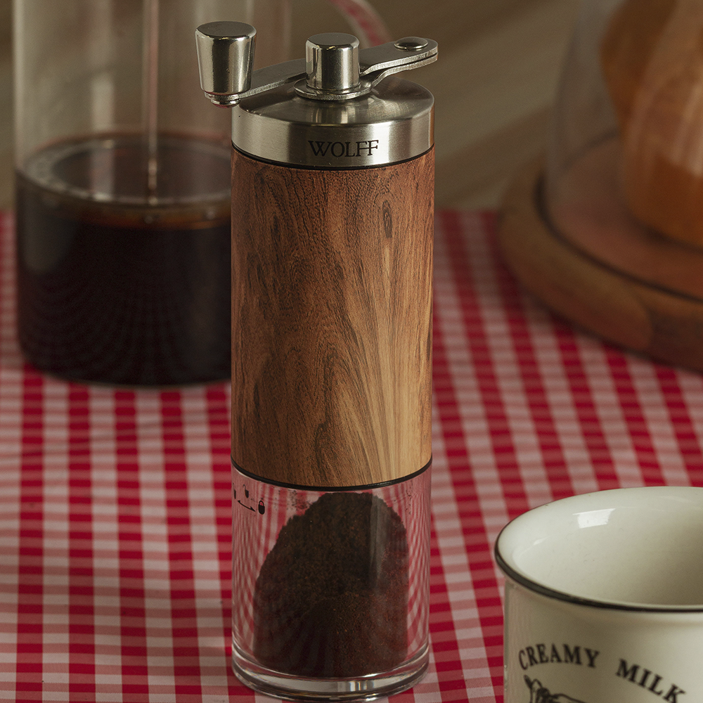 moedor de cafe wolff manual aco inox 3