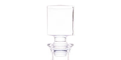 garrafa de cristal wolff 700ml para whisky lapidada m2