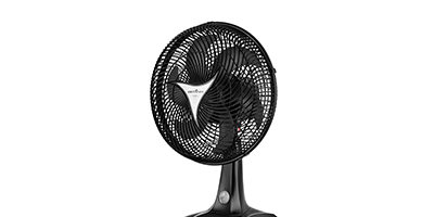 ventilador de mesa parede britania protect 30 six 60w preto m3