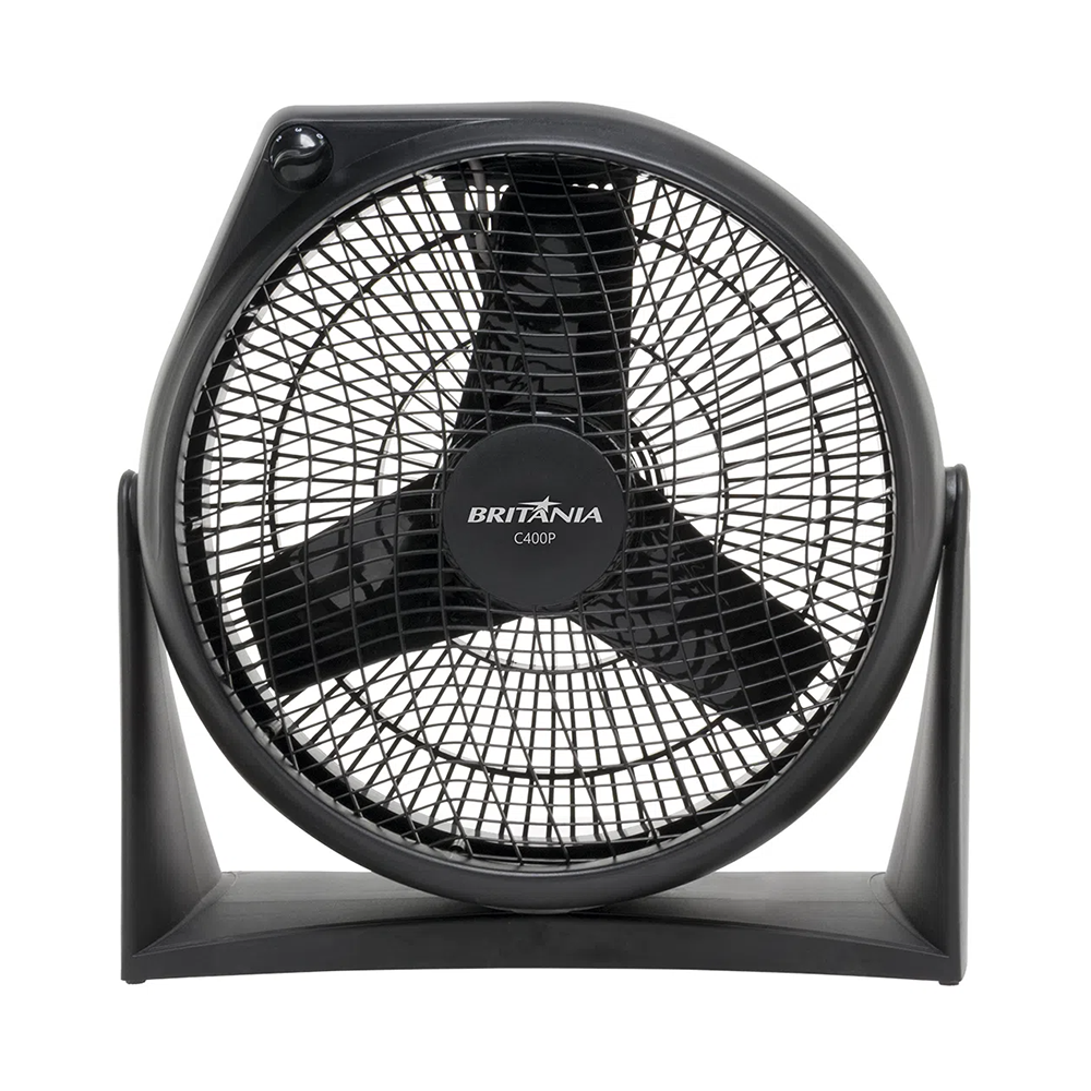 circulador de ar britania de mesa c400p 130w preto