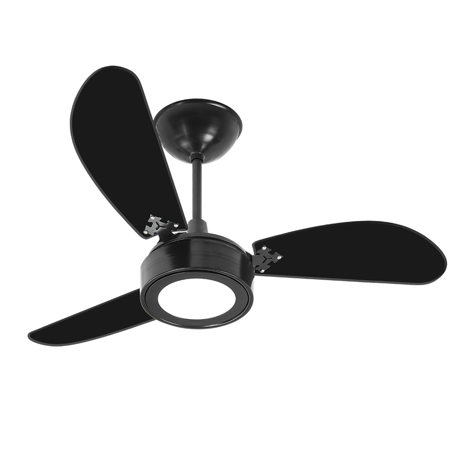 ventilador de teto venti delta new light led 3 pas preto 6000k luz branca 1