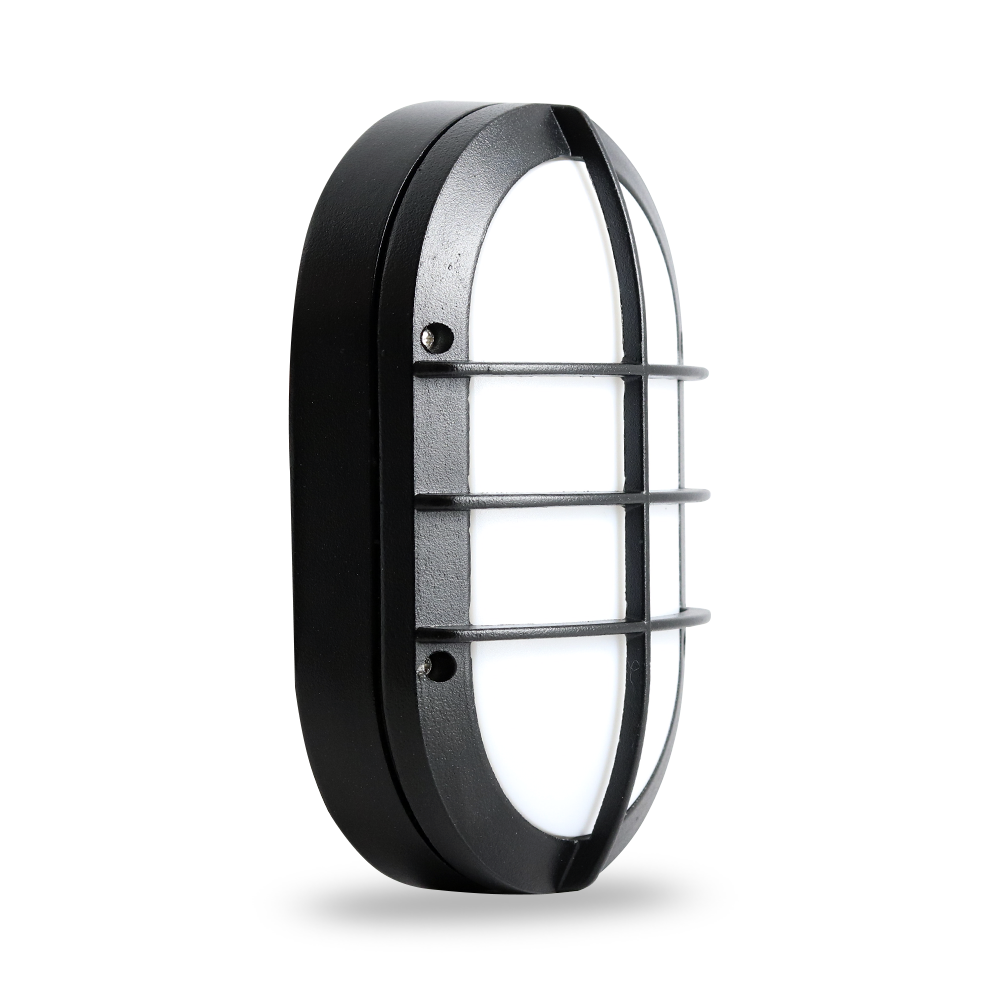 arandela balizador led taschibra ttl05 preta bivolt 1