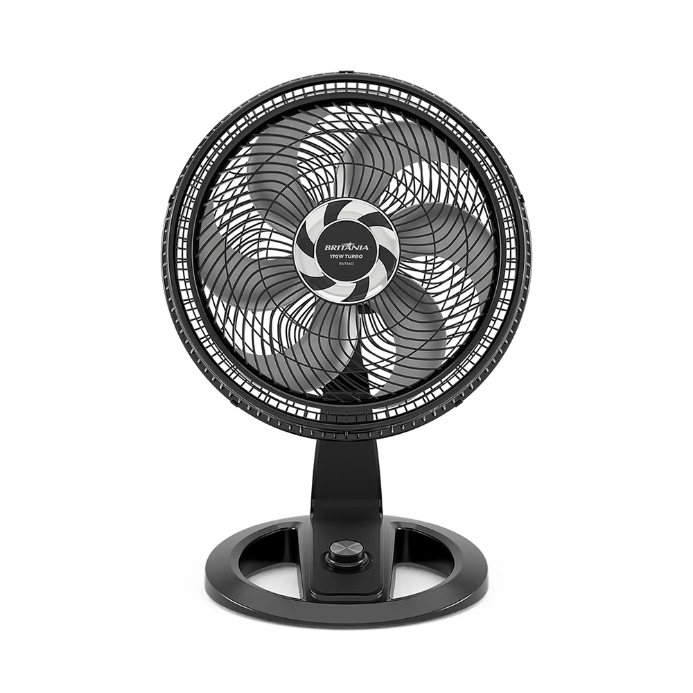 ventilador de mesa parede britania maxx force 170w preto