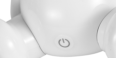 luminaria de mesa taschibra led ursinho kim 3w usb luz quente 3000k m1