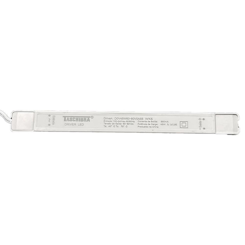 fonte driver taschibra para painel de led 45w pro autovolt 2