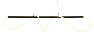 pendente led moderno taschibra organic 28w luz quente 3000k bivolt m1