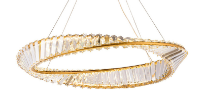 pendente led moderno taschibra revolve 40cm luz quente 3000k bivolt m1