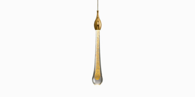 pendente led moderno taschibra romana gota luz quente 3000k bivolt m1