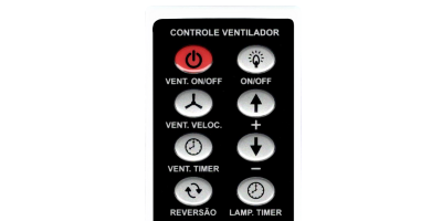 controle remoto control para ventilador de teto bivolt m1