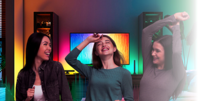 barra de led taschibra twin rgb ritmica setup gamer m4