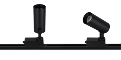 trilho eletrificado de led blumenau com 3 spots preto bivolt m2