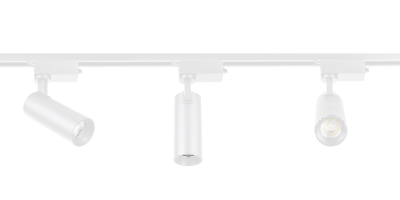 trilho eletrificado de led blumenau com 3 spots branco bivolt m1