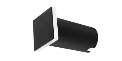 balizador embutido de solo led taschibra edge quadrado luz quente 3000k preto bivolt m1