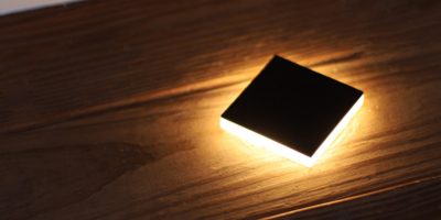 balizador embutido de solo led taschibra edge quadrado luz quente 3000k preto bivolt m3
