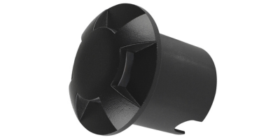 balizador de solo led taschibra dome 4 fachos preto bivolt m