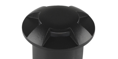 balizador de solo led taschibra dome 4 fachos preto bivolt m2