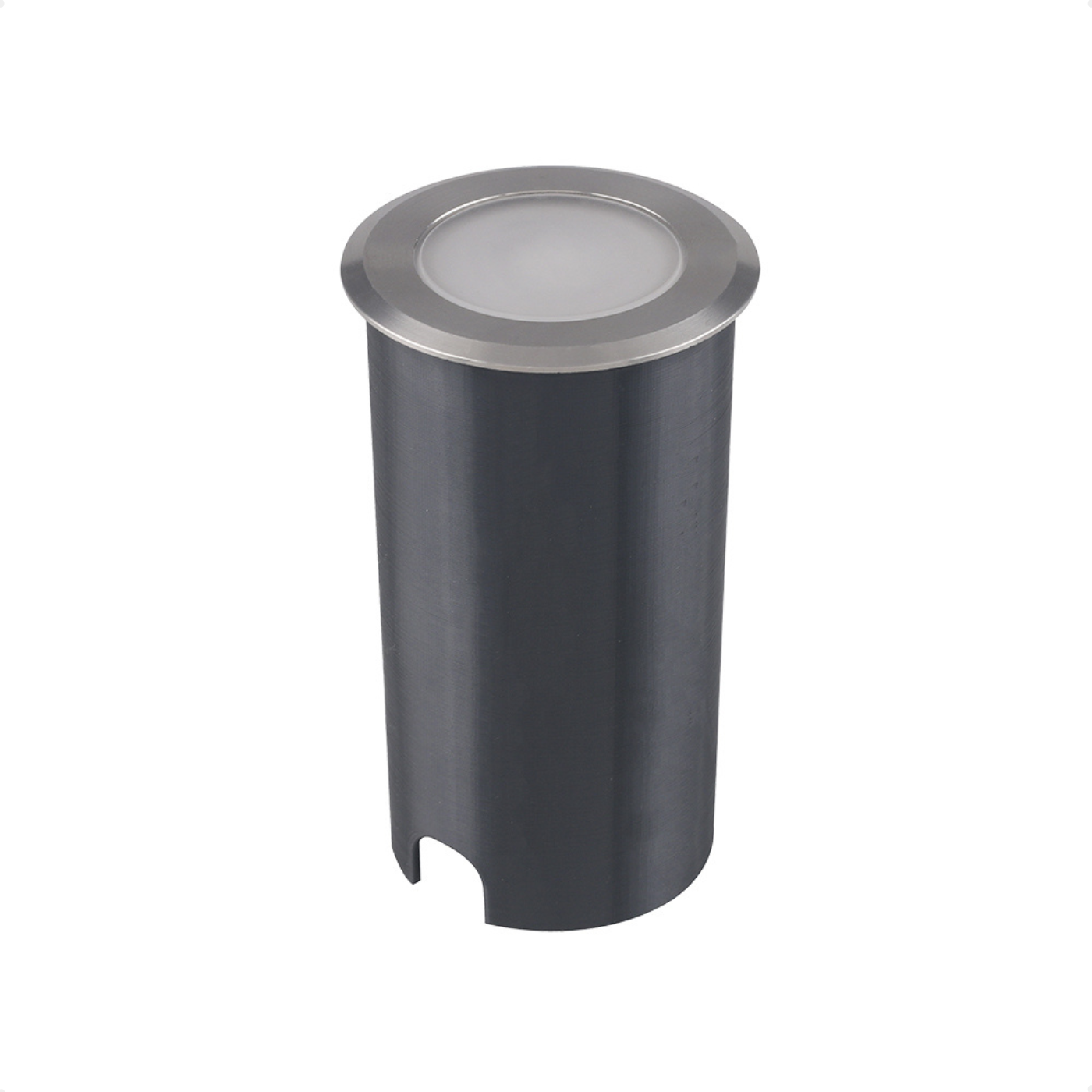 embutido de solo led taschibra thin 1w redondo bivolt prata 2