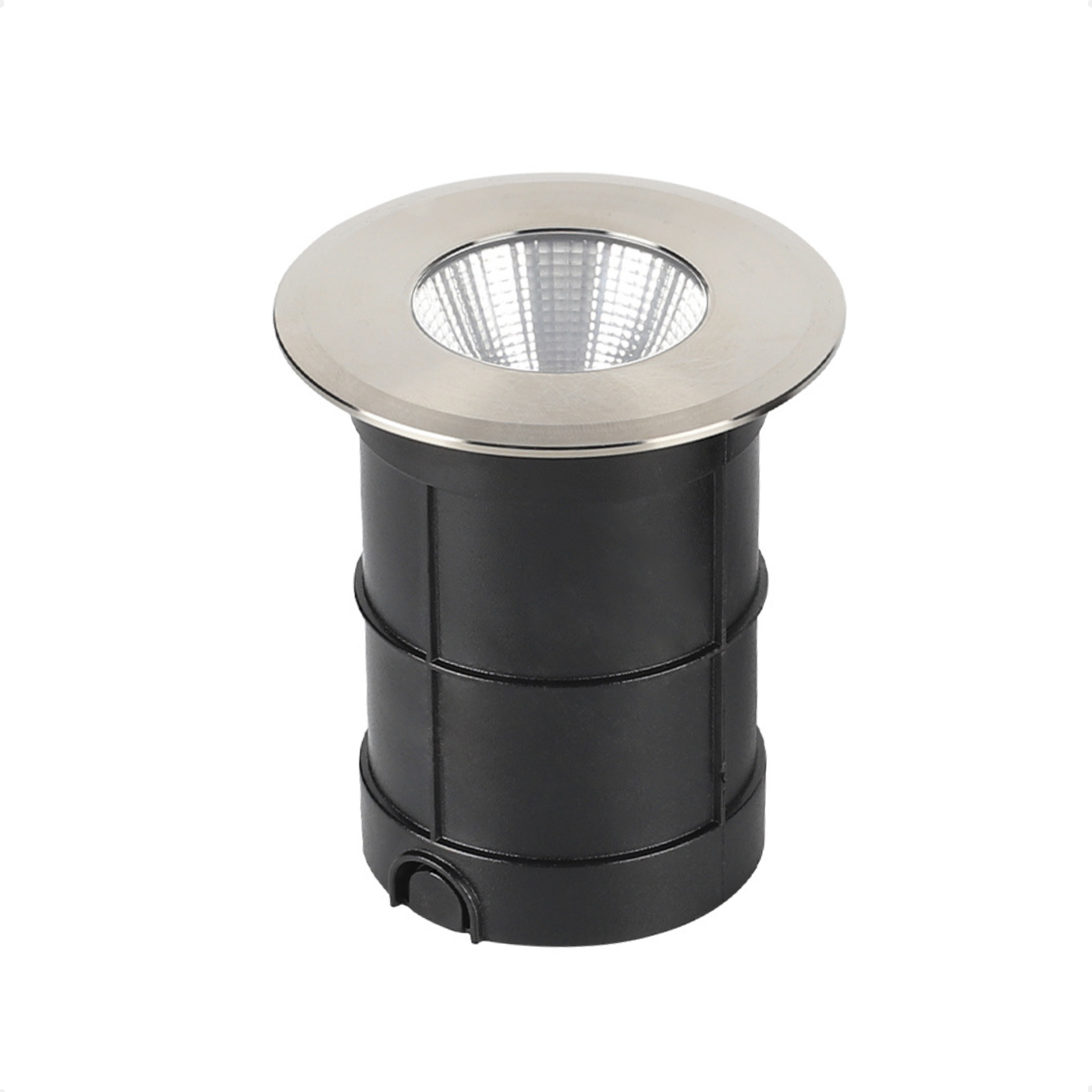 embutido de solo led taschibra thin 3w redondo bivolt prata 2