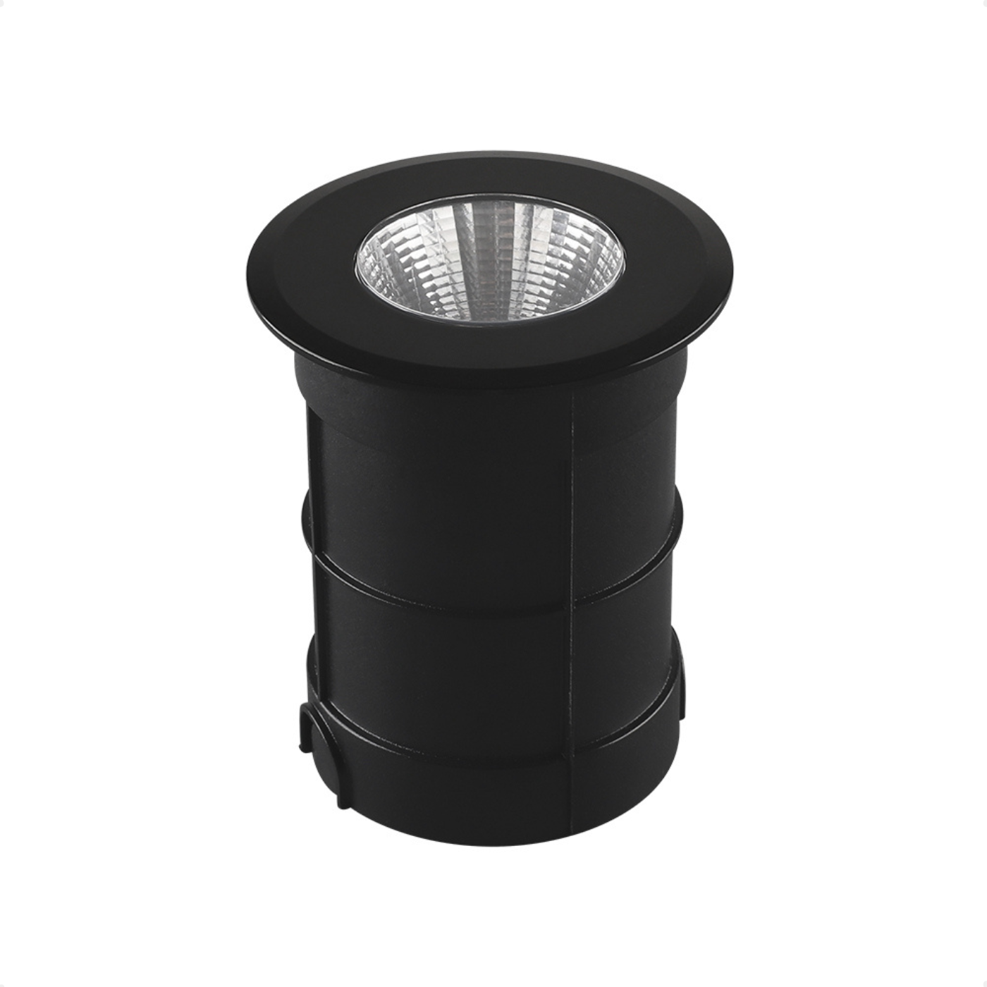 embutido de solo led taschibra thin 6w redondo bivolt preta 2