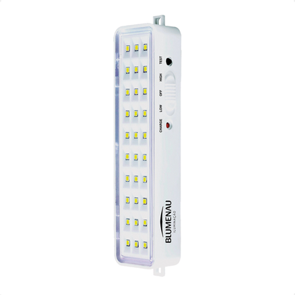 luminaria de emergencia blumenau 30 leds recarregavel bivolt 1