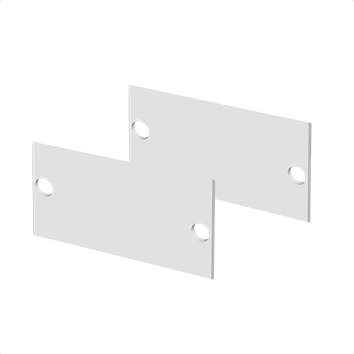 kit acessorios taschibra para perfil sobrepor 5x2cm zenith 50 2
