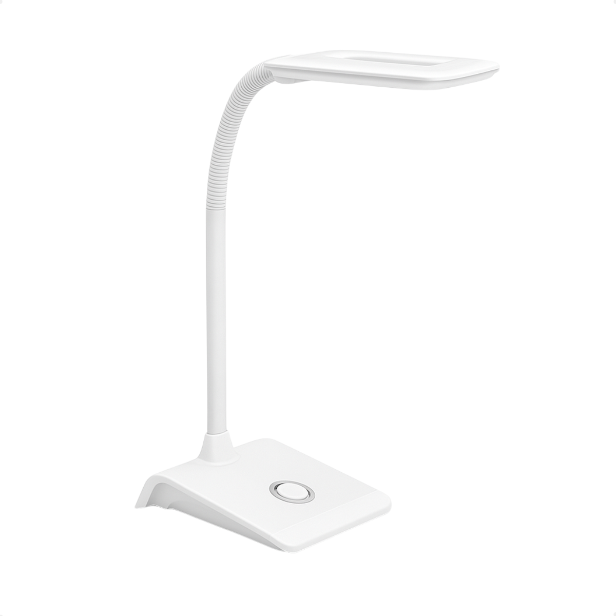 luminaria de mesa led taschibra flex articulavel 6500k branco