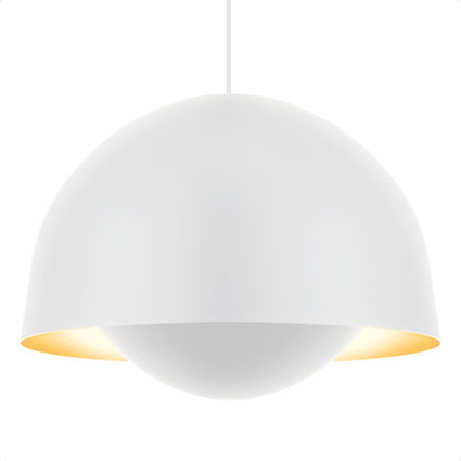 lustre pendente blumenau ergo minimalista e27 bivolt branco 1