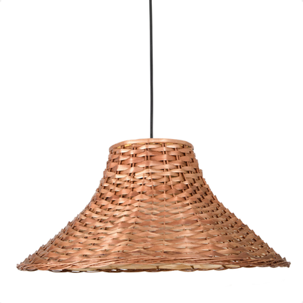 lustre pendente blumenau bali chapeu vime e27 bivolt 1