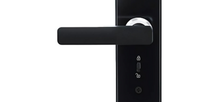 fechadura digital de embutir taschibra tfee02 biometrica preto fosco miniatura 3